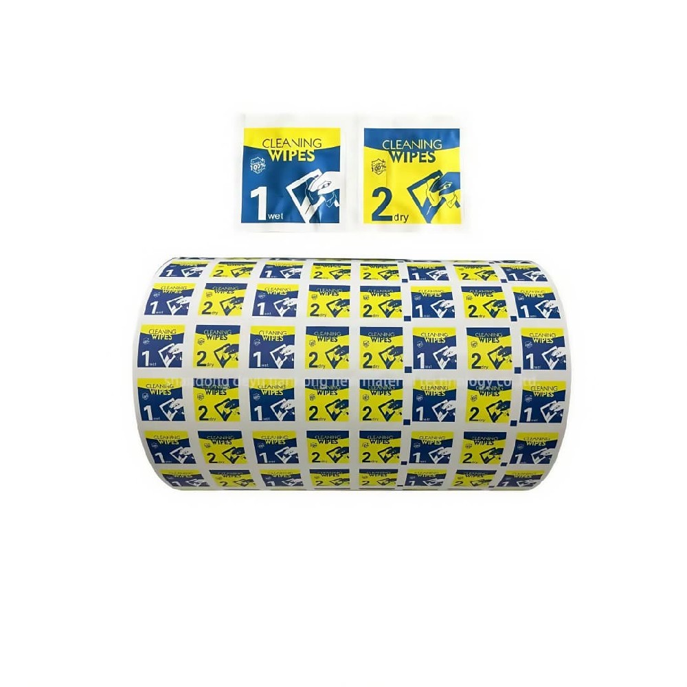 75% Alcohol Pad with Composite Packaging and Aluminum Foil for Food Packaging